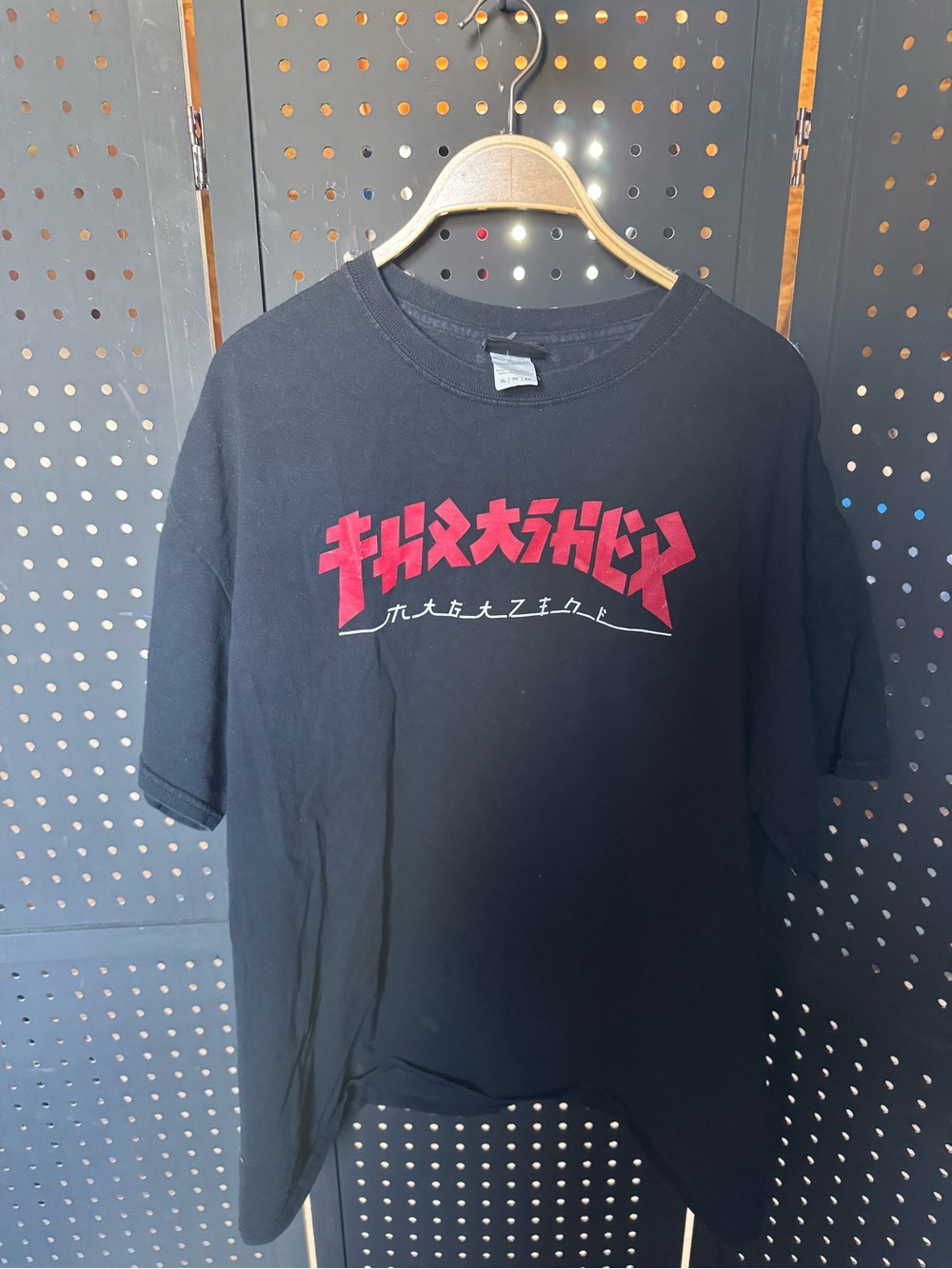 Thrasher Graphic Men’s T‑Shirt with Red Logo